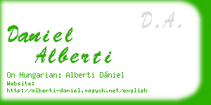 daniel alberti business card