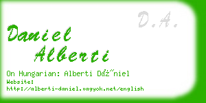 daniel alberti business card